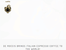 Tablet Screenshot of caffederoccis.com